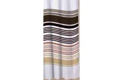 Sabichi Stripe Shower Curtain - White and Neutral